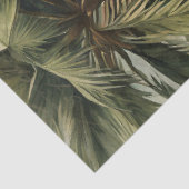 Botanische palmboom Waterverf Ephemera Decoupage Tissuepapier (Detail)