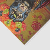 botanische panter tissuepapier (Detail)