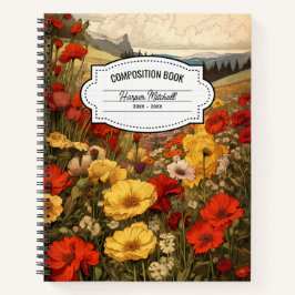 Botanische Papavers Samenstelling Notitieboek