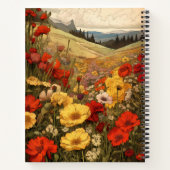  Botanische Papavers Samenstelling Notitieboek (Achterkant)