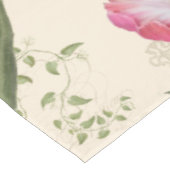  botanische papegaaiachel roze decor tafelkleed (Gekanteld)
