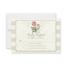  botanische papegaaikunst met RSVP-respons