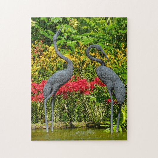 Botanische Park Singapore . Legpuzzel (Verticaal)