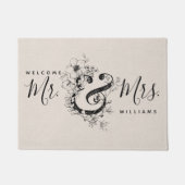 Botanische Pas getrouwd Ampersand de heer en mevro Deurmat (Voorkant)