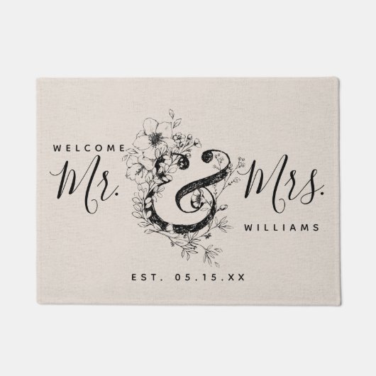 Botanische Pas getrouwd Ampersand de heer en Mrs. Deurmat (Voorkant)