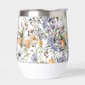 Botanische pastel kleuren wilde bloem zomer bloeme (Links)