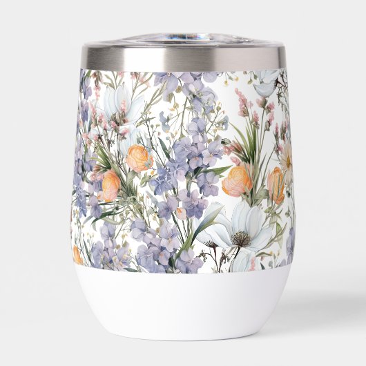 Botanische pastel kleuren wilde bloem zomer bloeme (Voorkant)