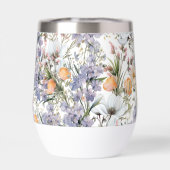 Botanische pastel kleuren wilde bloem zomer bloeme (Achterkant)