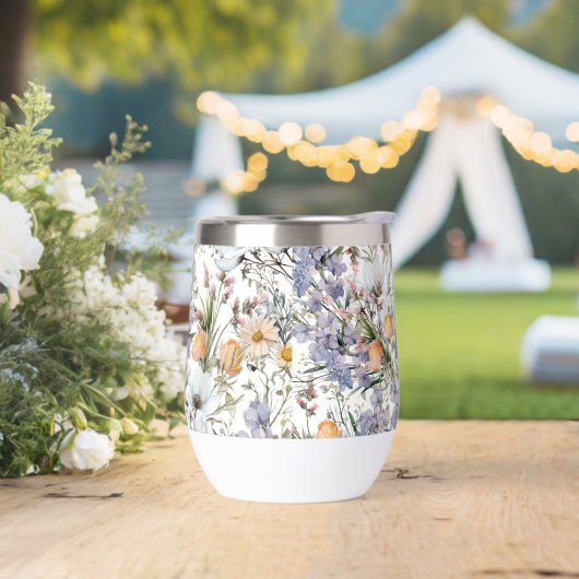 Botanische pastel kleuren wilde bloem zomer bloeme (Huwelijk)