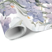 Botanische pastel kleuren wilde bloem zomer bloeme cadeaupapier (Rol Hoek)