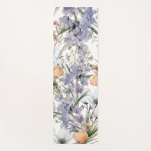 Botanische pastel kleuren wilde bloem zomer bloeme yogamat (Voorkant)