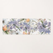 Botanische pastel kleuren wilde bloem zomer bloeme yogamat (Voorkant (horizontaal))