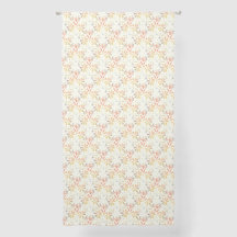 Botanische Pastelbloem Sheer Summer Curtain Set