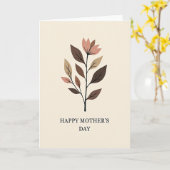 Botanische Patrönen Kunstkaart Kaart (Gele Bloem)