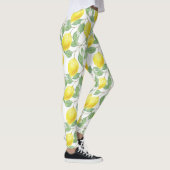 Botanische patronen van citrusvruchten.Actieve opl Leggings (Rechts)