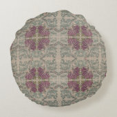 Botanische patronen - William Morris Sierkussen Rond Kussen (Achterkant)
