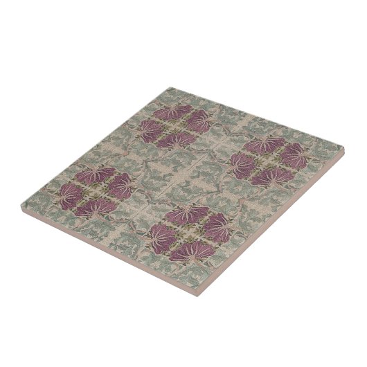 Botanische patronen - William Morris Tegeltje (Zijkant)