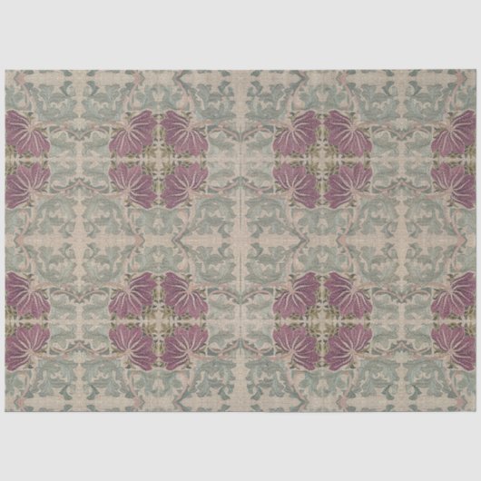 Botanische patronen - William Morris Tissuepapier (Voorkant)