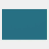 Botanische Patroon Deep Blue - Wrapping Paper Set (Voorkant 3)