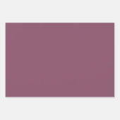 Botanische Patroon Gedempte Plum - Wrapping Paper  (Voorkant 3)