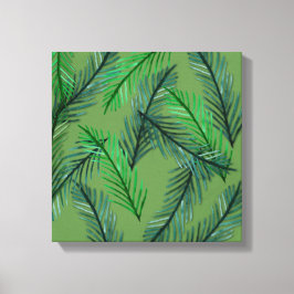 Botanische Patroon Verpakt Canvas