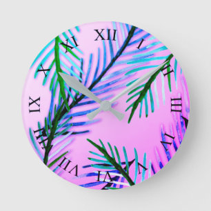 Botanische Patroon Wandklok
