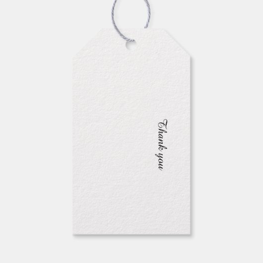 Botanische: pauwen Engelse tuin aanpasbaar Cadeaulabel (Achterkant)