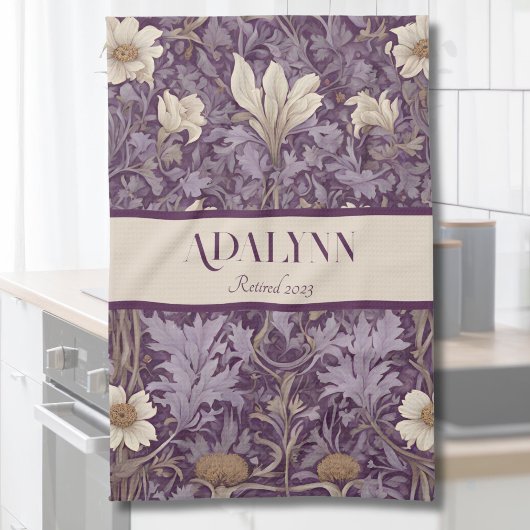 Botanische Pensioengeschenken voor Moeder Violet Theedoek