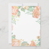 Botanische perforatie 60e verjaardag uitnodiging (Achterkant)