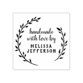 Botanische persoonlijke handleiding gemaakt door rubberstempel (Afrduk)