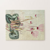 Botanische Perzische Cyclamen Legpuzzel (Horizontaal)