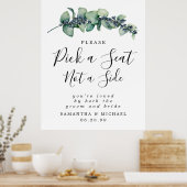 Botanische pik een zitplaats zonder zijwentelteken poster (Keuken)