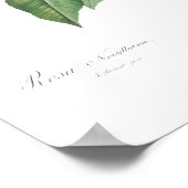  BOTANISCHE PINKROSE ILLUSTRATIE POSTER (Hoek)