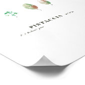 BOTANISCHE "PISTACHIO" REDOUTÉ POSTER (Hoek)