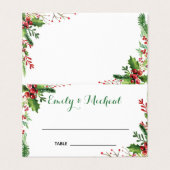 Botanische plaatskaart zitplaatsen rood groen wate kaart (Buitenkant ongevouwen)