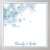 Botanische placemat van Sheva brachos Poster (Voorkant)