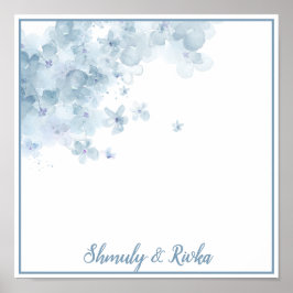 Botanische placemat van Sheva brachos Poster