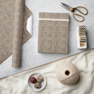Botanische Plaid Cadeaupapier