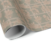 Botanische Plaid Cadeaupapier (Rol Hoek)
