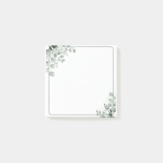 Botanische plaknotities afdrukbaar | Elegante bloe Post-it® Notes
