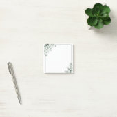 Botanische plaknotities afdrukbaar | Elegante bloe Post-it® Notes (Kantoor)