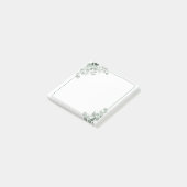 Botanische plaknotities afdrukbaar | Elegante bloe Post-it® Notes (Schuin)