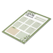 Botanische Planner Notitieblok (Schuin)