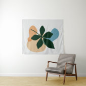 Botanische plant kunst wandkleed (In Situ (horizontaal))