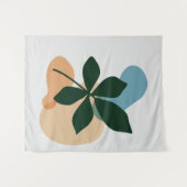 Botanische plant kunst wandkleed (Voorkant (horizontaal))