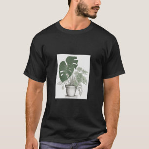 Botanische Plant Ouder Poster voor Binnen Tuin En T-shirt