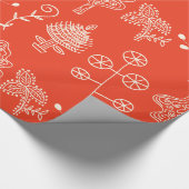 botanische planten cadeaupapier (Hoek)