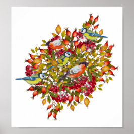 Botanische Planten en Poster ter illustratie van v