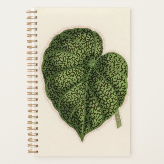 Botanische Planten Groene Natuur Schattige Planner (Voorkant)