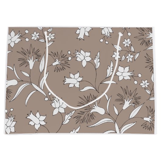 botanische planten groot cadeauzakje (Voorkant)